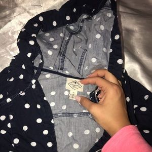 St. John’s Bay polka dot jacket size: M